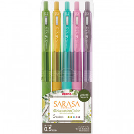 Zebra Sarasa Clip Vintage Colors 0.5mm 3-Pieces Pen Set